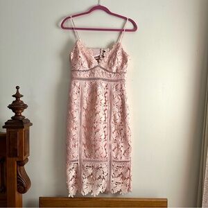 Bardot • Botanica Lace‎ Dress in Melon